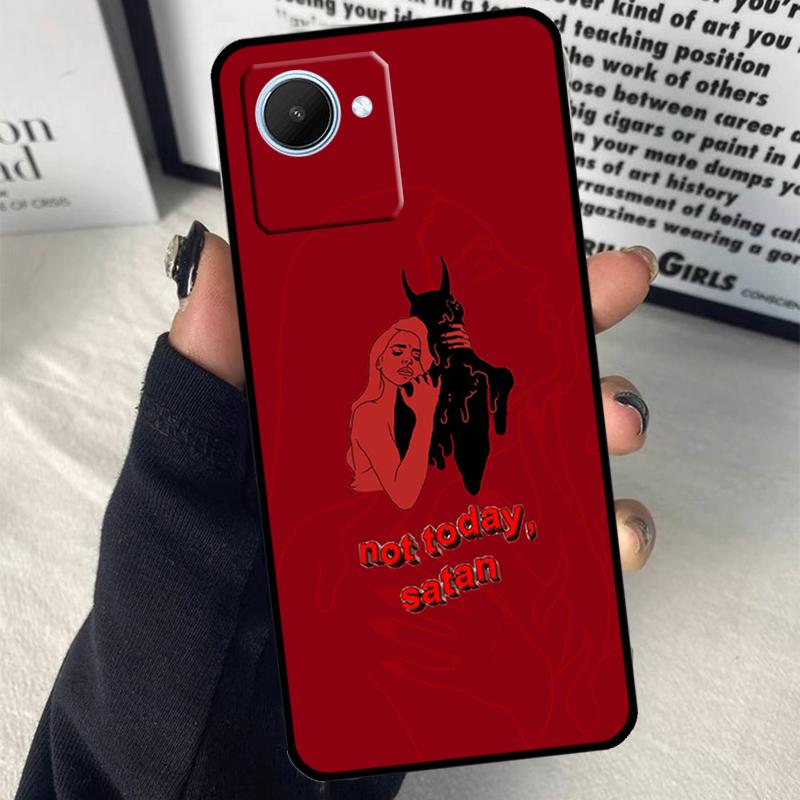 Aesthetic Devil Woman Bad Girl For Realme C55 C75 C67 C63 C51 C61 C53 C35 C65 C71 11 12 13 14 Pro Plus GT6 GT7 15 Pro Case