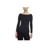 Long Sleeve Training Pullover Women Tops Black DA0720-010