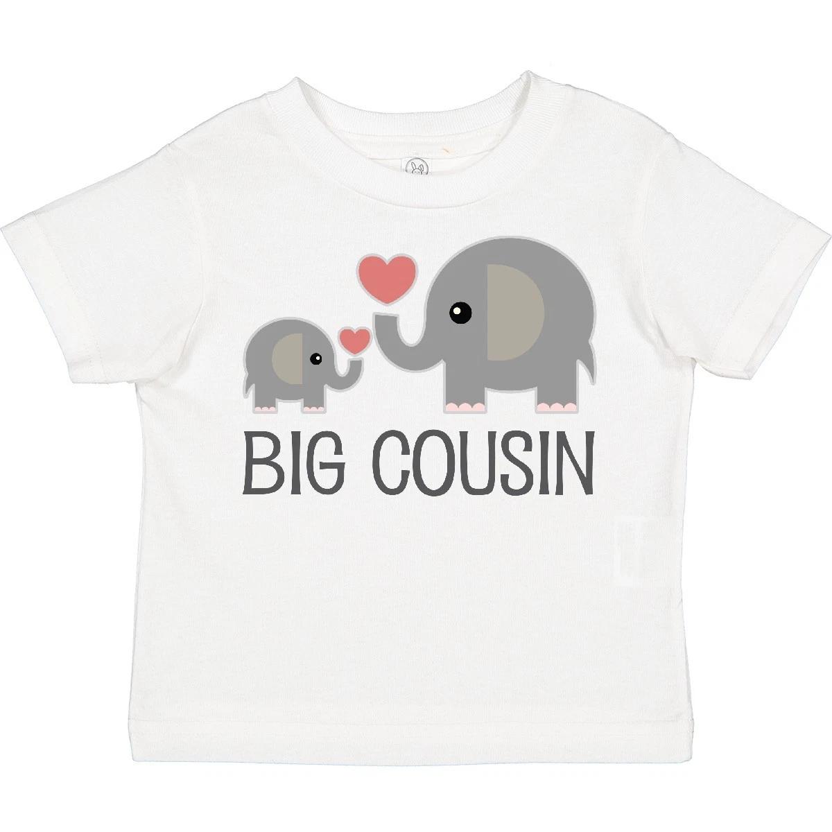 Inktastic Big Cousin Announcet Toddler T-Shirt Childs Hearts Cute Adorable 130