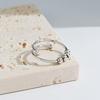 Creative Geometric Beaded Rings For Men And Women Stress Relief Fashion Jewelry Accessories