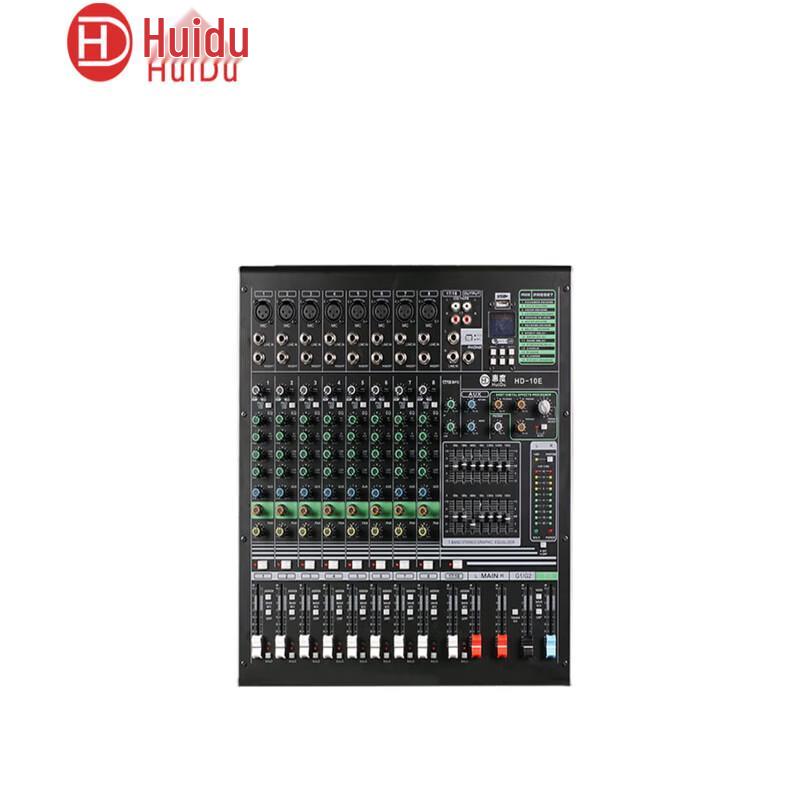 HuiDu HD-10E Professional Multi-Channel Analog Mixer (CN version)