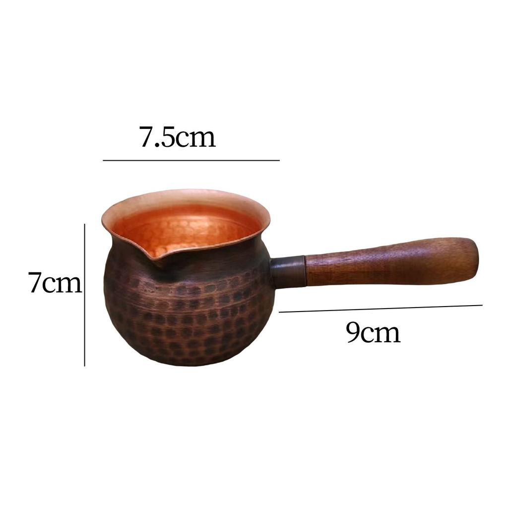 Copper Tea Kettle Tea Infuser 300 Ml Tea Lovers Gift Turkish Coffee Pot Coffee