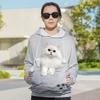 Autumn and Winter European and American Women's Clothing Pet Cat Parent-child Clothing Casual Pullover Sweater Hooded Dog Dog Jacket Men's Clothing