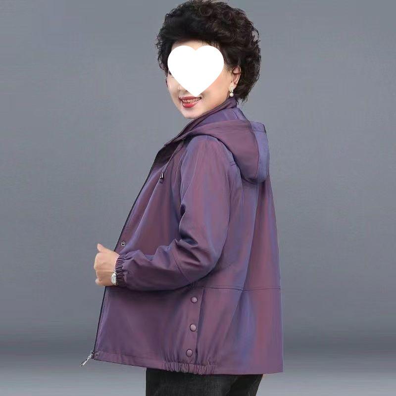 

2025 Stylish Plus Size Jacket for Moms & Grandmas - Spring & Autumn Collection M (80-95 jin)