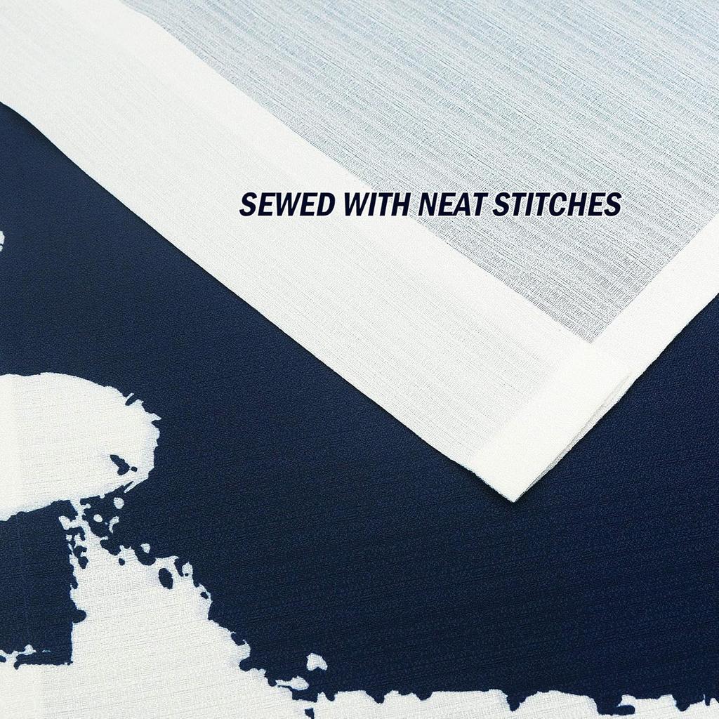 LIGICKY Japanese Noren Doorway Curtain Long Type Printed Door Tapestries for Home Decoration 33.5 x 59 inch, Blue (Simple Traditional Pattern)