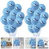 20 Pcs Balloons Whale Party Polka Dots Decor Printed Latex Blue Cartoon Animals Child