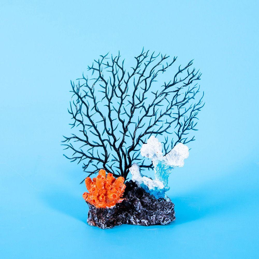 

Colorful Fish Tank Landscape Decoration Handicraft Aquatic Plants Gift червоний