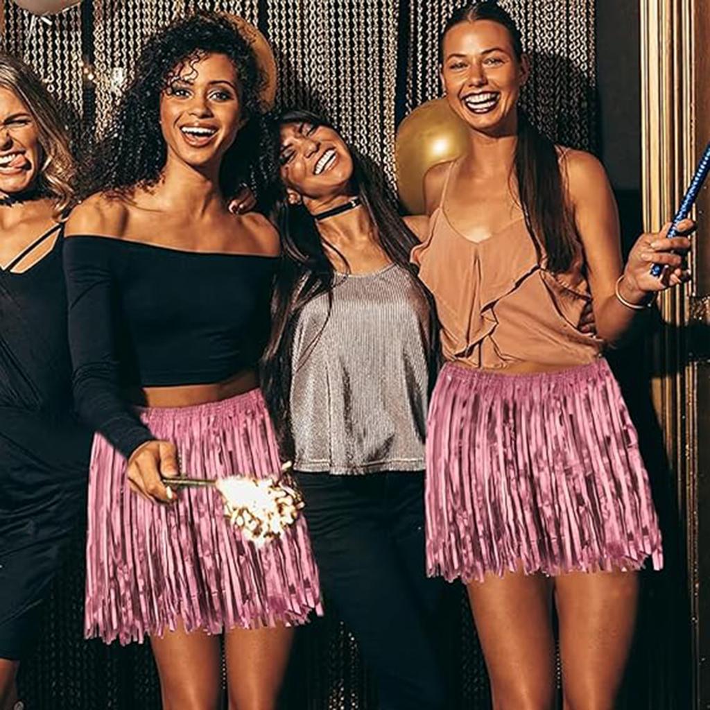 Halloween Carnival Dance Show Rainbow Grass Dress Up Hawaii Beach Ball Party Decoration