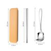 ABAY 304 Stainless Steel Portable Travel Cutlery Set