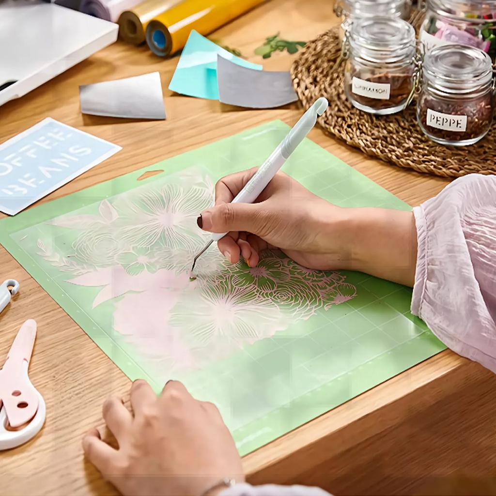 3Pc 12inch PVC Cutting Mat for Cricut Maker Explorer DIY Paper Multifunctional Durable Handicraft Art Engraving Board Sewing Pad