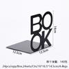 Metal Book Stand Office School Storage Booklet Bookend Card Modeling BOOK Baffle