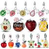 925 Silver Tempting Fruit Serie Charms Pendants Fit For Necklace Original Bracelet DIY Birthday Women's Party Fine Gift