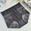 High waist lace panties women's belly and hips thin breathable briefs head sexy lace