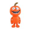 Statuetta Uomo Zucca Decorazione Zucca di Halloween Resina Scultura Zucca Spettrale per Decorazione da Tavolo da Interno Esterno Mensola