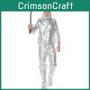 Adult Men's Green Wizard Of Oz Cosplay Tin Man Costume For Anime Character Play