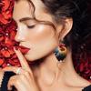 Eye catching Acrylic Chicken Drop Earrings Ear Studs Jewelry for Party Nights