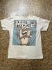 Unisex Shirt Cotton Oversize Large Size Retro Style Queens of the Stone Age Tour Short Sleeve White KV33068