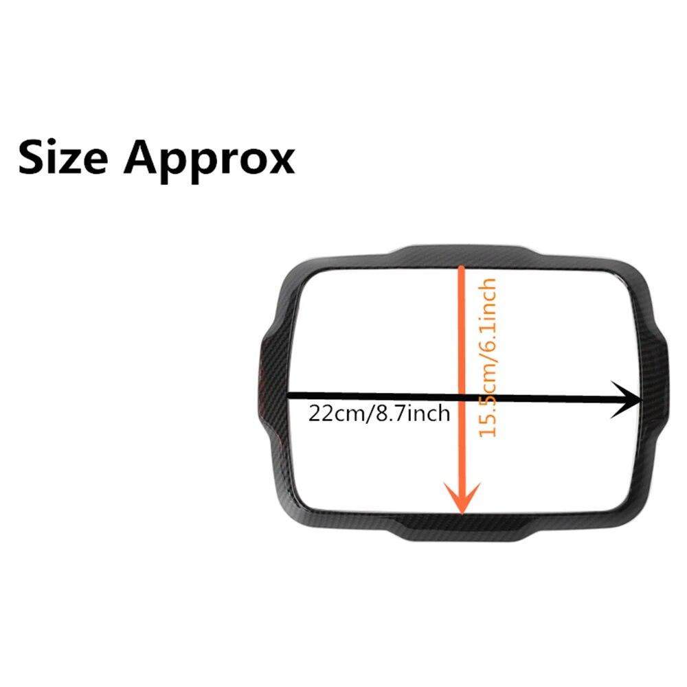 Center GPS Navigation Decoration Frame Cover Trim Stickers for Jeep Renegade 2018 2022 Car Interior Accessories