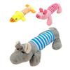 Plüschtier Hundespielzeug Quietschendes Schwein Ente Elefant Hundekauspielzeug Süßes Stofftier Zahnungsspielzeug für Hunde Welpen Beißspielzeug Tauziehen