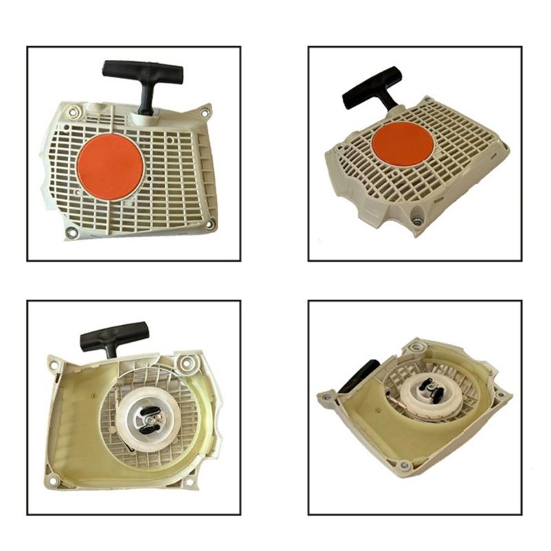 Replacement High Efficiency Recoil Starter Suitable for MS261C MS271 MS291 MS261 Chainsaws Anti Reverse Safety Mechanism