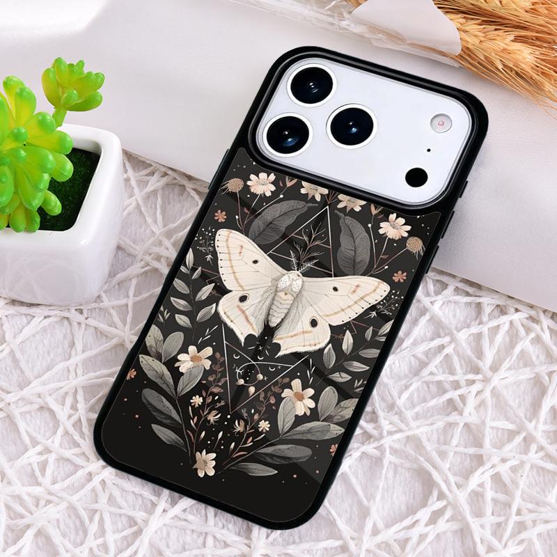 

Witchcraft Moth Art Shockproof Phone Case for iPhone 17 Air 16e 15 11 12 14 13 Pro Max Cover Coque iPhone 14 Pro Max