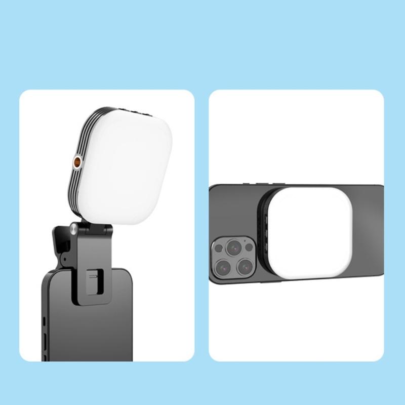 Portable Magnetic Phone Light with Adjustable Brightness & Color Temperature Pocket Light Ideal For Selfie & Video Call