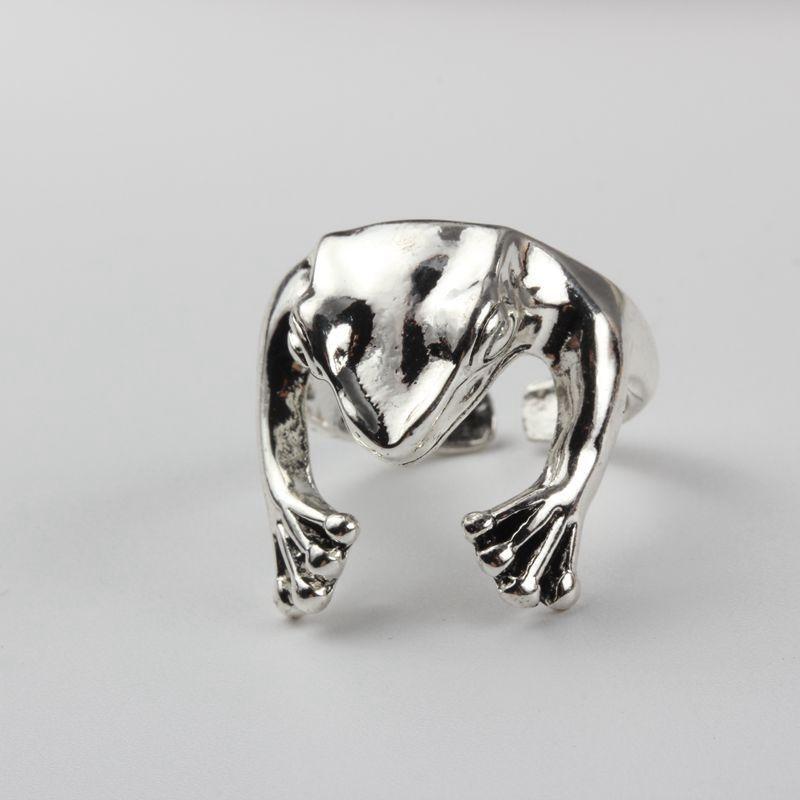 Open Ring Fashion Ring Vintage Exquisite Luxury Frog Ring
