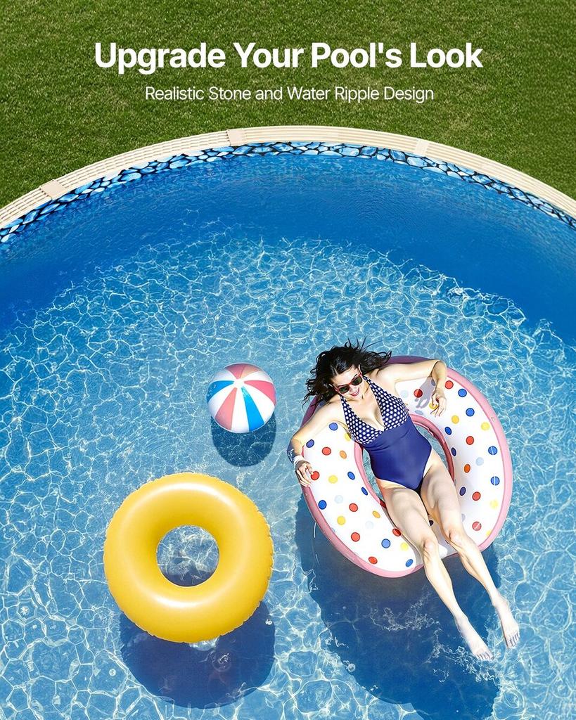 Round Pool Liner 18ft Overlap Style Pool Liner 54in Wall Height