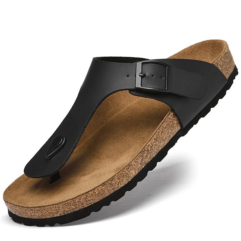 Fashion 2025 Handmade Men's Flip Flops Comfortable Soft Sole Beach Sandals Non-Slip Outdoor Slippers Lightweight Casual Shoes for Men