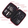 Mini Vape Tool Kit Bag Ceramic Tweezers Pliers Wire Vape Band Coil Jig Cotton Diy Multifunction Tool