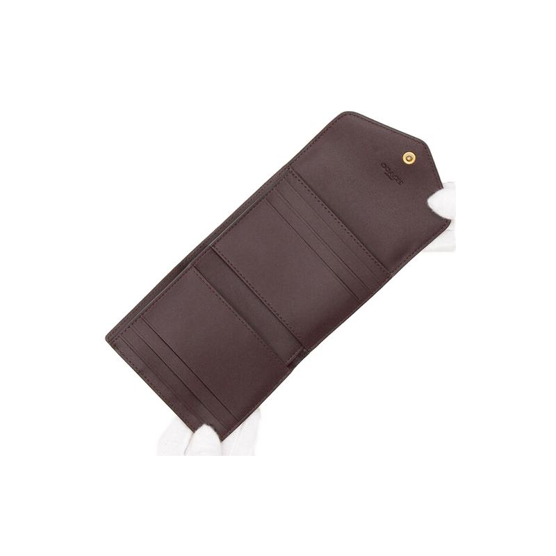Coach Wyn 11 Zip Closure Leather Wallet Mini Women's Chalk Taupe