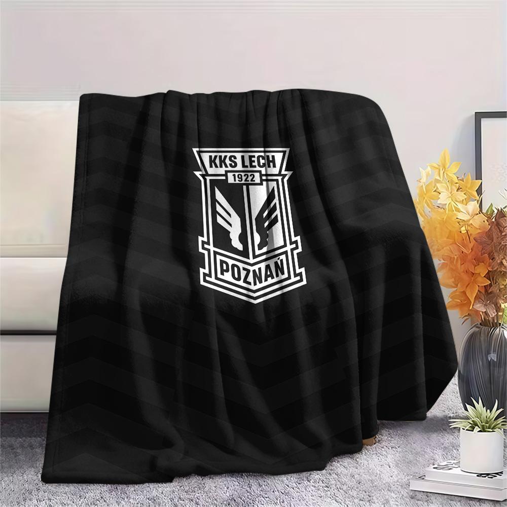 Lech Poznan Flannel Blanket, High quality Comfortable for All Seasons, Home Decor, Warmth and Comfort