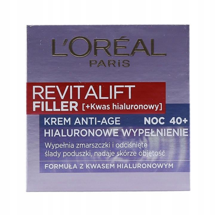 Loreal Revitalift Filler Anti-Aging Hyaluronic Acid Night Cream 50Ml