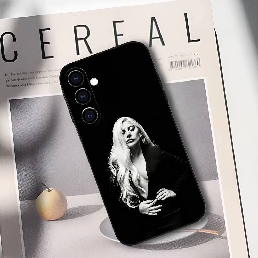 

Singer L-Lady G-Gaga Phone Case Silicone Soft For Samsung Galaxy A73,A72,A71,A70,A53,A52,A51 Samsung a71 5g