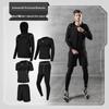 Men's Casual Running Sports Suit with Shorts and Short-Sleeve Top - Ideal for Fitness, Yoga, and Training.