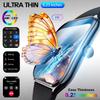 2025 New Ultra Thin AMOLED Smart Watch Men 386*448HD Screen Fashion Women Sports Bracelet BT Calling Waterproof Smartwatch