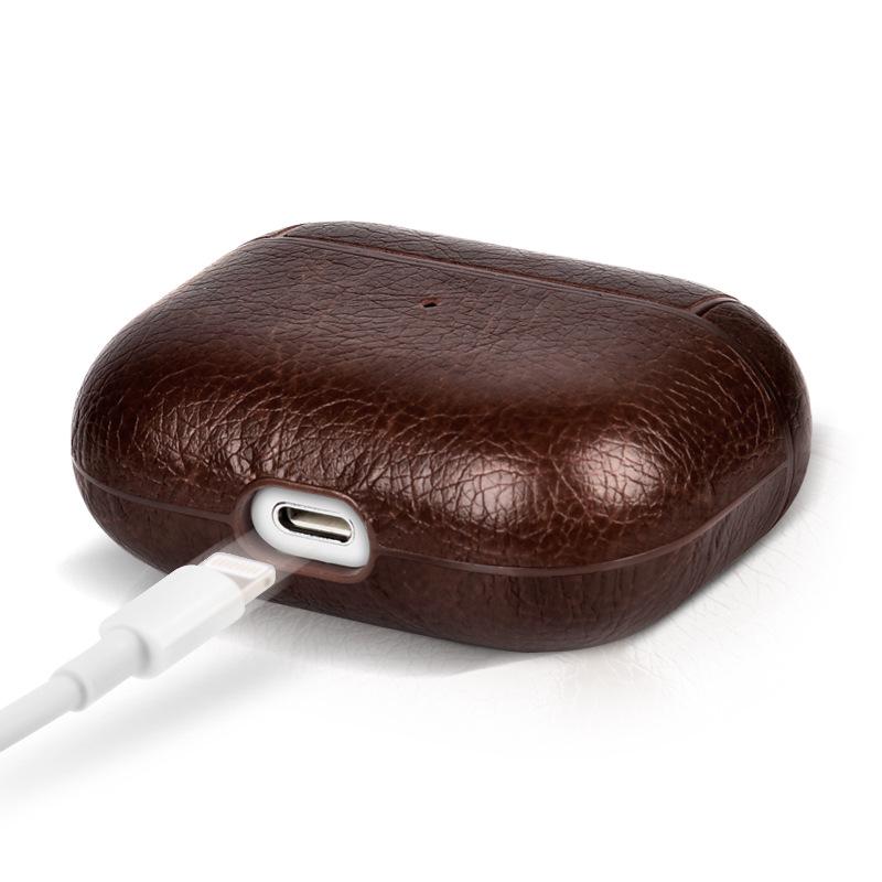 Husă de protecție din piele Apple AirPods 2/3/4/Pro2 - Disponibilă în patru culori