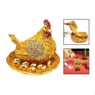 Hen Hatching Eggs Jewelry Storage Box