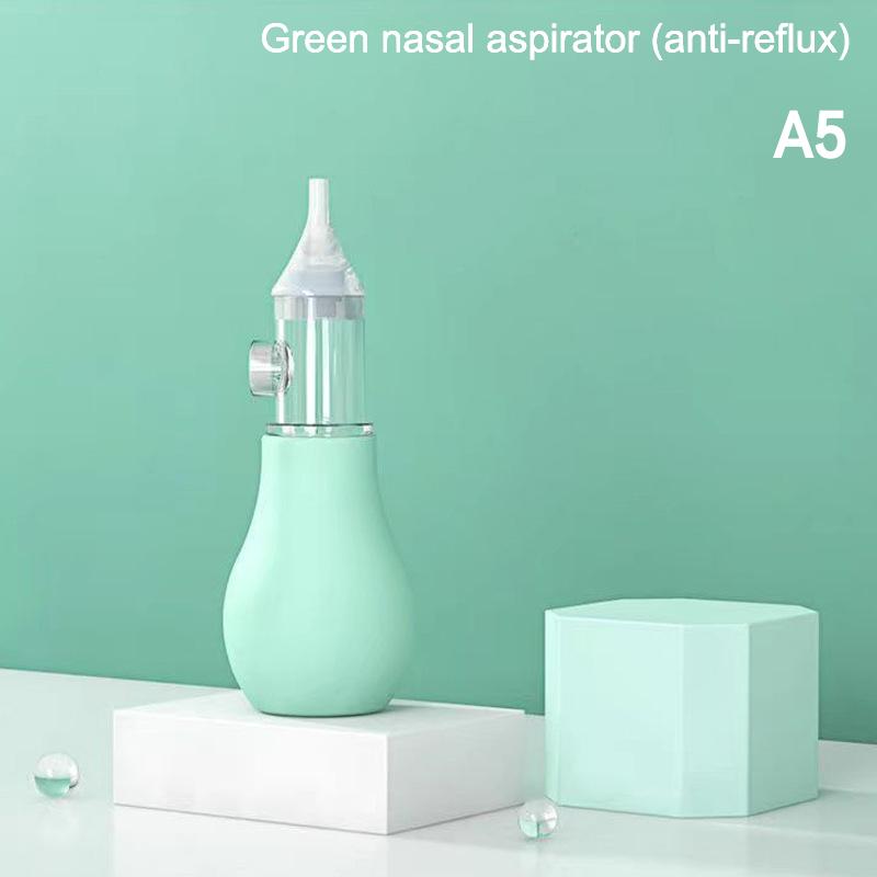 Soft Nasal Aspirator For Newborn Baby Toddler Anti-Back Flow Nose Sucker Prevent Nasal Congestion Vacuum Nose Cleaner