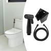 Handheld Bidet Sprayer Attachment for Kitchen Toilet Cleaning Black