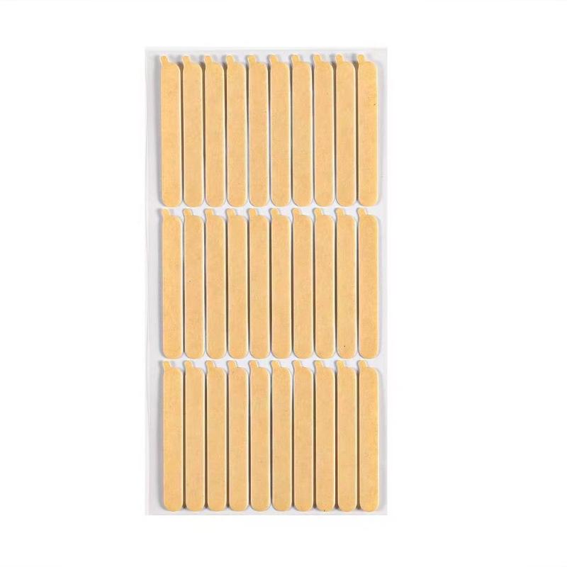 Wearable False Nail Organizer: Foldable, Transparent, Dustproof Three-Section Storage Box.