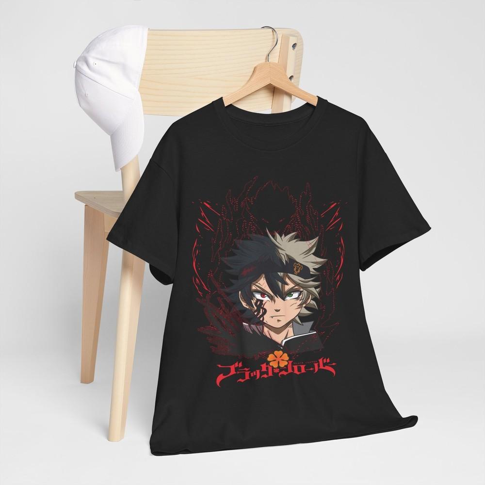 Black Clover Asta Yuno Anime Unisexga Tshirt Anime Unisexga Black Shirt All Size