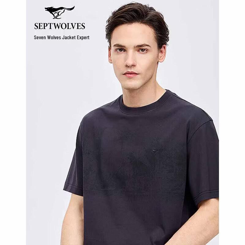 SEPTWOLVES Men s Anti-Bacterial Crew Neck T-Shirt 165/84A/M