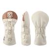 1pc Golf Club Headcovers Decorable Anti-Scratch Protection Cover For Golf 1/2/UT Wooden Pole Covers Replace Accessories