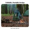 Foldable Camp Stool Portable X-Shaped Frame Camp Chair Foldable Sturdyduty For Outingers