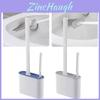 Multifunctional Silicone Toilet Brush Wall-mounted No Dead Angle Cleaning Tool