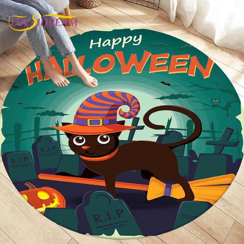 Cartoon Gamer Game Controler Area Koberec,Koberec s kulatým kobercem do obývacího pokoje Ložnice Dekorace,Děti si hrají plazící se protiskluzová podložka na podlahu