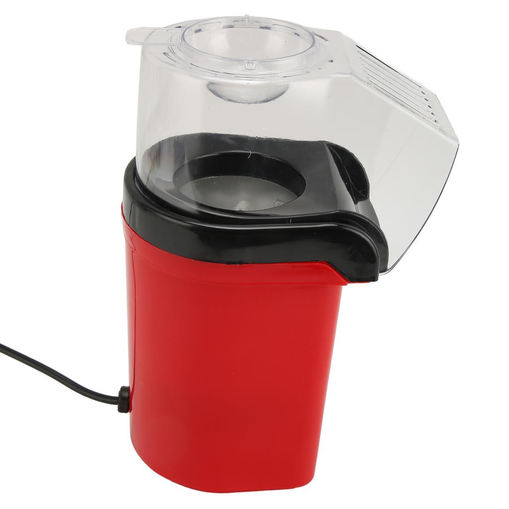 Popcorn Popper Electric Healthy Portable Red Popcorn Maker Machine for Home Parties Gatherings