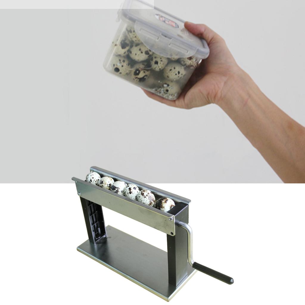Quail Eggs Peeling Machine 304Stainless Steel Texture Suitable for Home or Restaurant for Quick and Easy Shell Removal