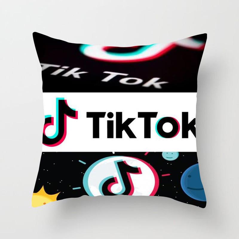 Tiktok Cushion Cover Decorative Soft Pillow Case For Stylish Home And Car Decor